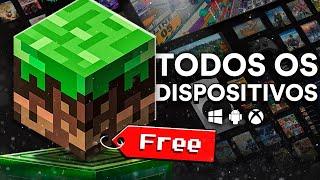 Como ter MINECRAFT ORIGINAL DE GRAÇA em QUALQUER DISPOSITIVO! (PC, CELULAR, CONSOLE)