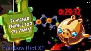 Angry birds epic I have the Rainbow Riot X3