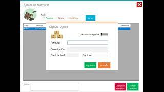 Ajuste de Inventarios- SISCOR POS