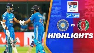 India Vs Afghanistan 2nd T20 Match Highlights | Jaiswal And Dube 50| IND VS AFG | 2024