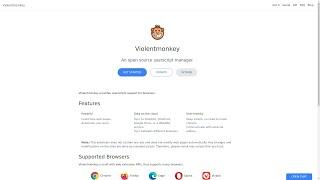 ViolentMonkey an open source alternative to TamperMonkey