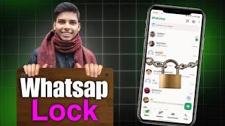 Whatsaap par lock kaise lagaye 2025 || How to lock WhatsApp || whatsaap app me lock kaise lagta hai