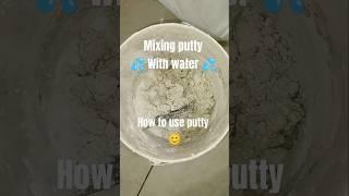 How to use a  Berger bison wall putty #Nexus Official #shortvideo #wall putty #application