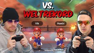 Schaffen WIR es den WELTREKORD zu schlagen? (Coop-Speedrun VS. Any% WR) | Mario Odyssey ft. @Huebi