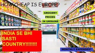 IS UKRAINE EXPENSIVE? GROCERY SHOPPING IN UKRAINE