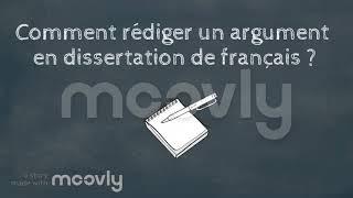 7. Rédiger un argument en dissertation de français