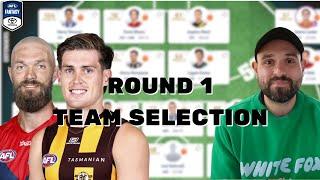 AFL FANTASY FINAL ROUND 1 TEAM REVEAL!