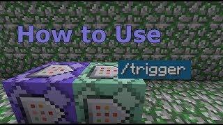 How to make CUSTOM COMMANDS with /trigger | Minecraft: Command Block