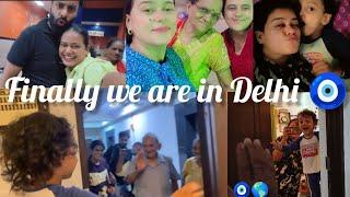 Delhi vlog || First day in delhi || aate hi didi ne lgayi class || #delhi #delhivlog #family #tags