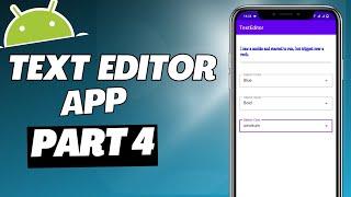 Text Editor App | Part 4 | Add Custom Fonts to Text Android