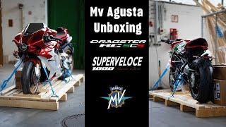 Unboxing meines neuen Motorrads und der Mv Agusta Superveloce 1000 Serie Oro