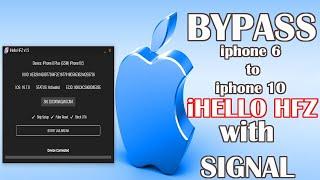 BYPASS your iphone with this software with signal windows version