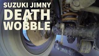 Suzuki Jimny death wobble - under car view