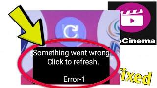 How to Fix Jio Cinema Error Something Went Wrong Click to Refresh Error 1 Problem Solved