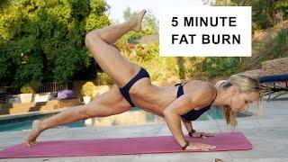 5 Minute Fat Burning Bikini Workout #89