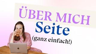 Die Erfolgsformel für eine überzeugende Über-mich-Seite ‍‍ Website-Tutorial inkl. Vorlage