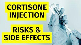 Cortisone injection SIDE effects and RISKS in knees and hips