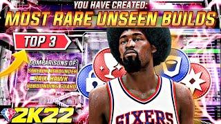 *TOP 3 NEVER BEFORE SEEN* BUILDS TO USE ON NBA 2K22! (BEST RARE NEW META BUILDS!)