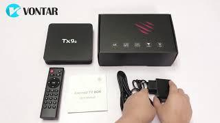 TX9s Android Smart TV Box Amlogic S912 2GB 8GB Netflix Youtube Google Assistant