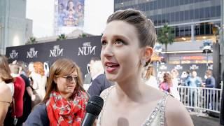 Taissa Farmiga at The Nun World Premiere