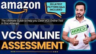 Amazon VCS Online Test 2024 | Amazon VCS Assessment Latest Pattern