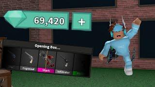 I UNBOXED 69,420 GEMS In Murder Mystery 2..