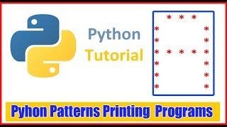 Python Pattern Printing Programs ||  To print alphabet Symbol 'A' || by Durga Sir