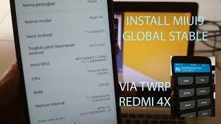 INSTALL MIUI9 GLOBAL STABLE MELALUI TWRP | REDMI 4X/PRIME