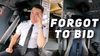 I FORGOT To Bid! | Airline Pilot Mistake