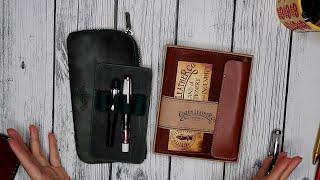 Galen Leather cover and pen case