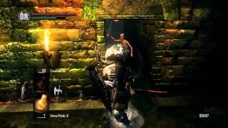 dark souls early game large titanite and green titanite shard farming in depths