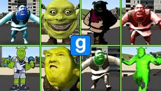 Gmod: All kinds of Shrek-Nextbots // All Shrek Mods █ Garry's Mod █