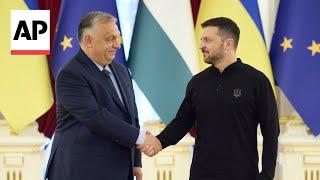 Hungary's Orban in Ukraine for talks with Zelenskyy