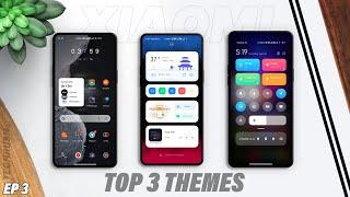 Top 3 Cool Miui 12 VIP Themes | MIUI 13 Theme Customisation | Control Centre MIUI 12.5