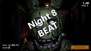 How I Beat Night 8 in FNAF Deluxe