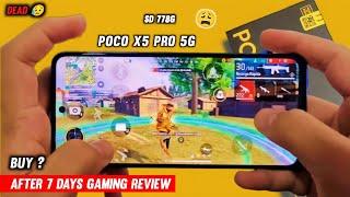 POCO X5 PRO 5G GAMING TEST AFTER 7 DAYSPOCO X5 PRO 5G FREE FIRE TEST, SENSITIVITY| SD 778G