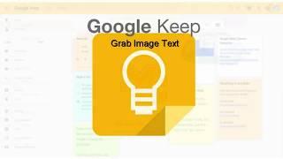 Google Keep: Grab Image Text