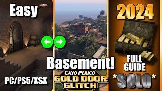 GTA Online - Cayo Perico Heist | Basement Gold Door Glitch [Solo] [PC] [Easy]