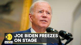 US President Joe Biden gets confused on stage, looks for dead lawmaker in crowd | Latest News | WION