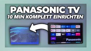 Panasonic Fernseher komplett einrichten - Erstinstallation 2025