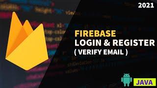 Firebase Login & Register App With Email  | Part - 8 | Verify Email Address
