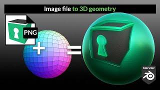 Image File to 3D Geometry | Blender Secrets