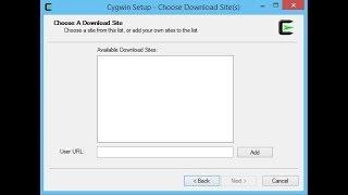 Cygwin Install error or Links not found error fix