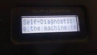 Brother DCP-L2540dw self diagnostic / print unable 05 error solved