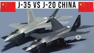 Comparison of Power and Functions  Advanced Chinese Fighter Jets J-35 VS J-20