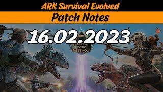 ARK SOTF Patch Notes 16.2.2023 | Nerfs & Buffs am Giga Carcha Brutmutter  | Survival of the Fittest