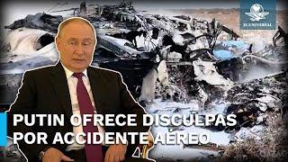 Vladimir Putin admite que sistema antiaéreo ruso estaba activo durante “trágico incidente de avión”