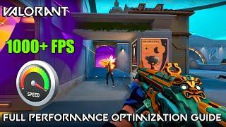  How to BOOST FPS in VALORANT! (Full Performance Optimization Guide) 2022