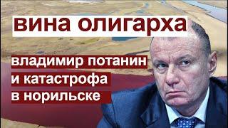 Владимир Потанин и катастрофа в Норильске. На совести олигарха уничтоженная природа России.