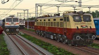 14211 Agra Cantt - New Delhi Intercity Express of Wdp4d Locomotive Honking Sounds | Train Simulator